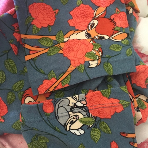Lularoe OS Disney Bambi Thumper Leggings - Picture 7 of 13